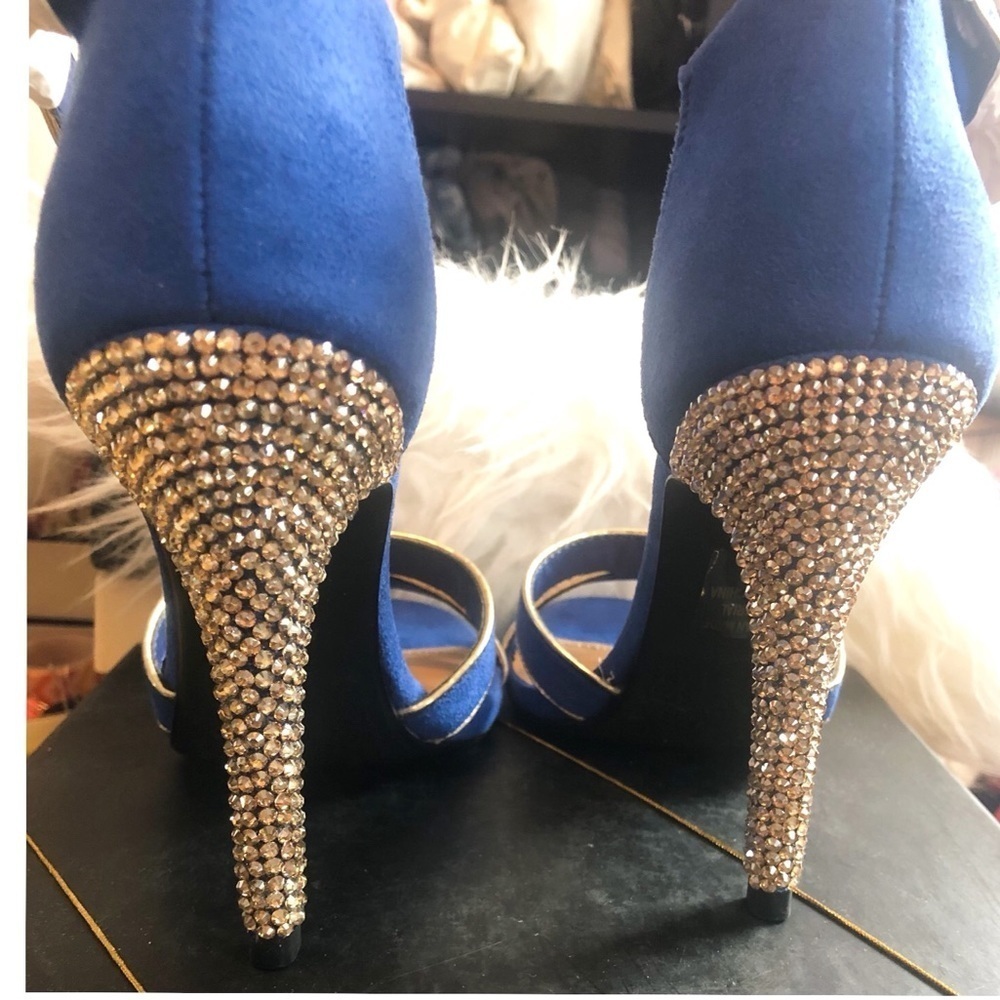 NEW Swarovski Crystal Rhinestones Sandals - Picture 7 of 11